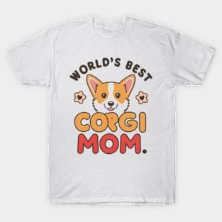 World's Best Corgi Mom Dog Owner T-Shirt